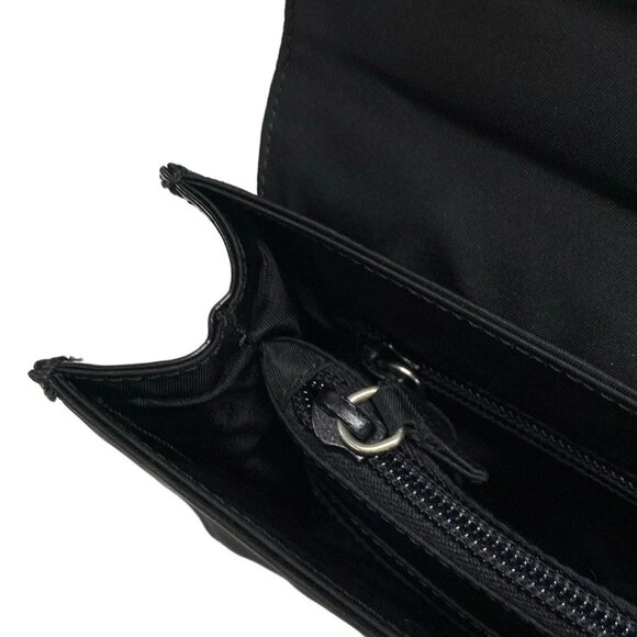 Auth PRADA - Black Nylon Leather Plastic Shoulder Bag - Picture 13 of 16